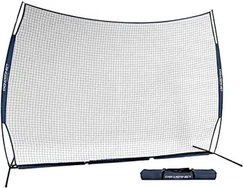 12 ft x 9 ft Sport Barieră Net | 108 Mp de Protecție | de Siguranță Sprijin | Portabil EZ Setup Baricadă pentru Baseball, Lacrosse,